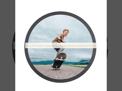 বৃত্তাকার স্ক্রিন বিজ্ঞাপন প্রদর্শন বৃত্তাকার অ্যান্ড্রয়েড প্রদর্শন