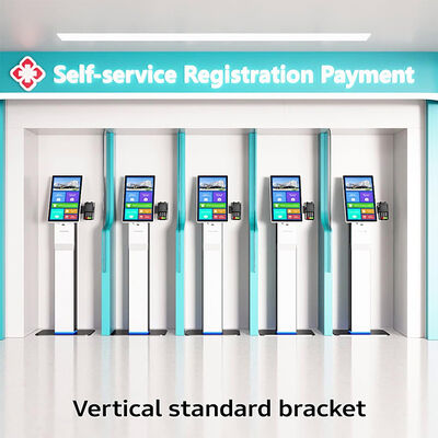 Fast Food Self Checkin Kiosk with Capacitive Touch 10 Point Screen 1920X1080 Resolution and Facial Recognition for Restaurants